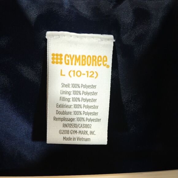 Gymboree Floral Full Zip Puff Vest Large 10/12 - Picture 8 of 9